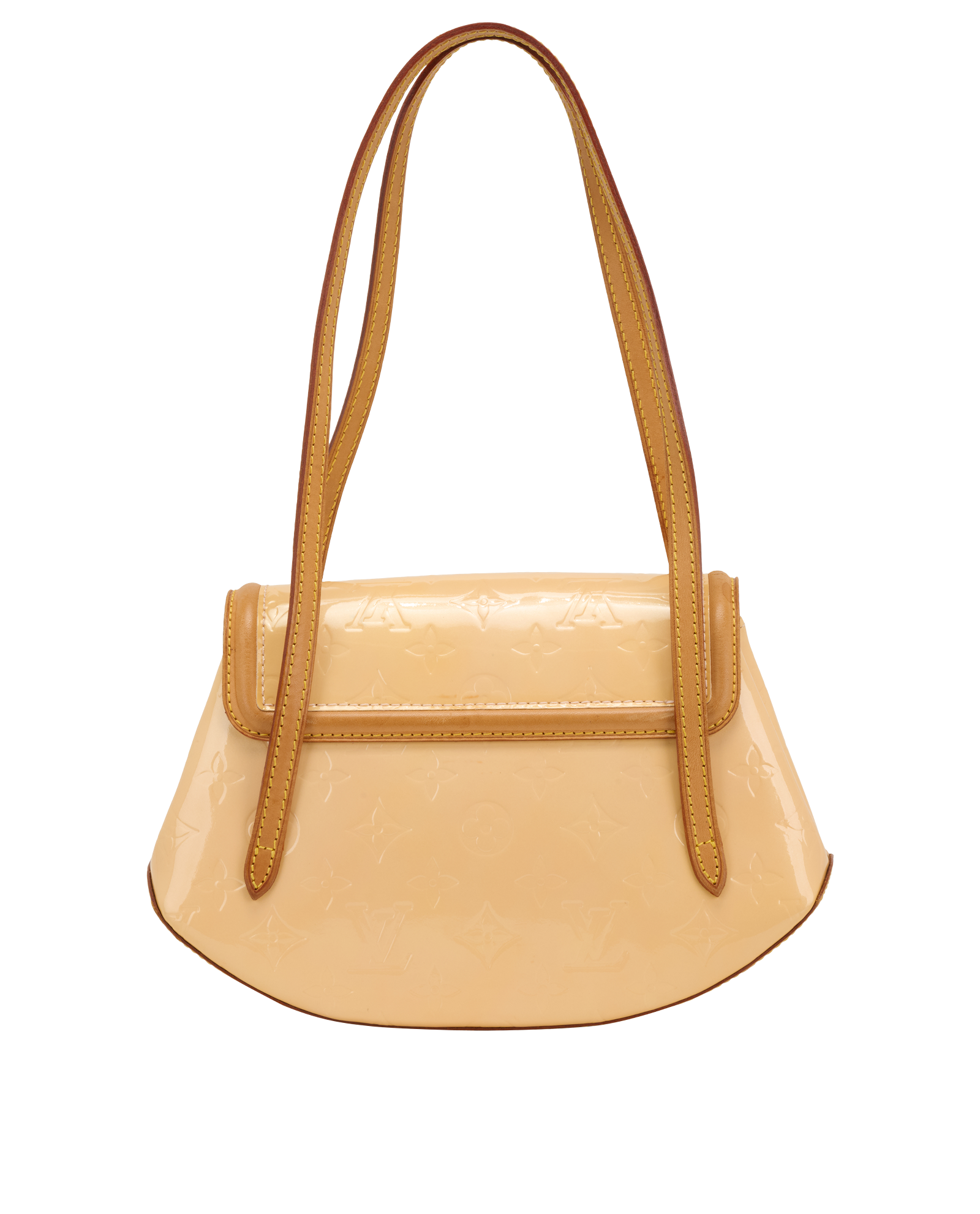 Biscayne Bay, &pound;320, Handbags, Orange, Leather/Patent Leather, Back view